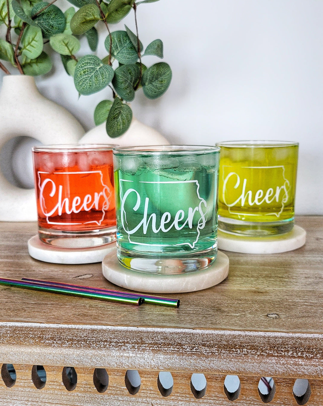 Cheers Iowa Rocks Glass – Cheers Ink