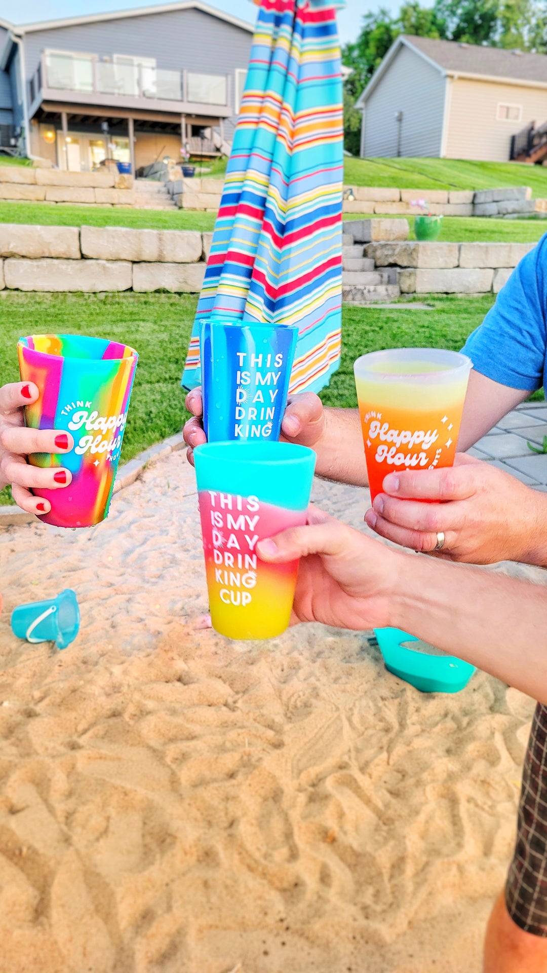 Cheers Iowa : Crystal - Silicone Pint Glass by Cheers Ink